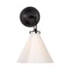 Conical Seeded Glass And Bronze Wall Light -Andrew Martin Sale Store 1093071 katie small conical sconce bronze