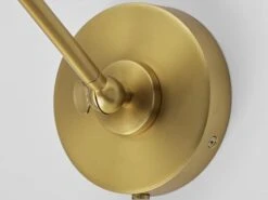 Cone Shade And Brass Backplate Wall Light 13 Cone Shade And Brass Backplate Wall Light -Andrew Martin Sale Store 1094009 wellfleet single arm cone task sconce black and brass 8