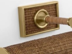 Rattan And Brass Picture Light -Andrew Martin Sale Store 1094047 halwell 18 picture light antique burnished brass natural rattan 4