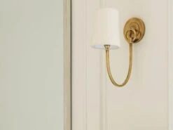 Single Curved Wall Light In Brass -Andrew Martin Sale Store 1094072 brass 3
