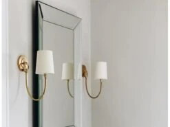 Single Curved Wall Light In Brass -Andrew Martin Sale Store 1094073 brass 2