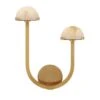 Alabaster And Brass Curved Wall Light -Andrew Martin Sale Store 1095018 1092621 pedra brass 2