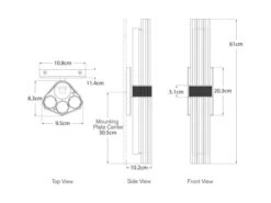 Wall Sconce In Brass And Crystal -Andrew Martin Sale Store 114992 fascio large sconce tech