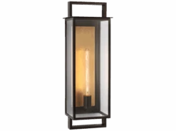 Outdoor Wall Lantern In Aged Iron -Andrew Martin Sale Store 115021 halle large narrow wall lantern