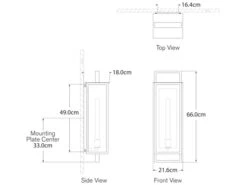 Outdoor Wall Lantern In Aged Iron -Andrew Martin Sale Store 115022 halle large narrow wall lantern tech