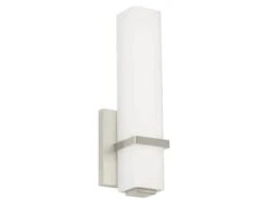 Rectangular Wall Light In Nickel -Andrew Martin Sale Store 119017 milan wall light 2