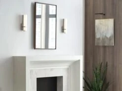 Rectangular Wall Light In Nickel -Andrew Martin Sale Store 119022 milan wall light life 3