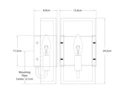 Alabaster Wide Wall Light With Antique-burnished Brass -Andrew Martin Sale Store 122210 covet wide clip tech