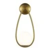 Wall Light In Burnished Brass -Andrew Martin Sale Store 124241 galassia one light sconce in burnished brass with white glass v2
