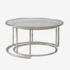 Harlan Silver Nested Coffee Table -Andrew Martin Sale Store 140943 harlan silver angle