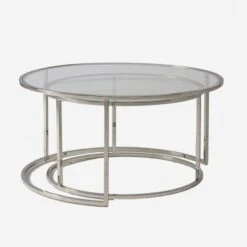 Harlan Silver Nested Coffee Table
