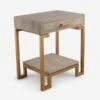 Flex Cream Side Table, Cream -Andrew Martin Sale Store 141150 flex side table cream angle