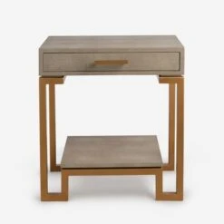 Flex Cream Side Table, Cream -Andrew Martin Sale Store 141152 flex side table cream front