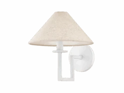 Textured White Wall Light