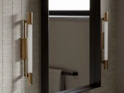 Wall Light With Patina Brass -Andrew Martin Sale Store 153733 merced wall light 7