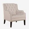 Bassett Chair, Cream -Andrew Martin Sale Store 204187 bassett chair cream angle