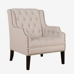 Bassett Chair, Cream