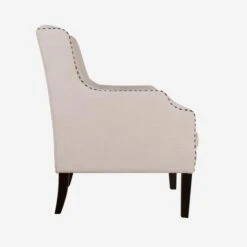 Bassett Chair, Cream -Andrew Martin Sale Store 204190 bassett chair cream side
