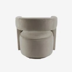 Madison Swivel Chair, Dove Grey Velvet -Andrew Martin Sale Store 204289 madison swivel chair dove grey back
