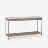 Rufus Light Console Table, Light -Andrew Martin Sale Store 204547 rufus console table light angle