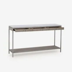 Rufus Light Console Table, Light -Andrew Martin Sale Store 204550 rufus console table light open