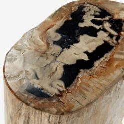 Petrified Log Side Table Or Stool -Andrew Martin Sale Store 204611 petrified log stool detail 4
