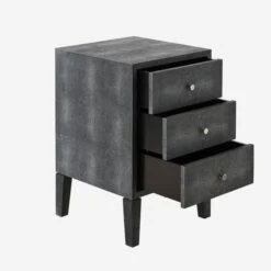 Georgia Grey Bedside Table -Andrew Martin Sale Store 204658 georgia bedside table grey open st0377