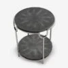 Katia Grey Side Table, Grey -Andrew Martin Sale Store 204699 katia side table grey angle