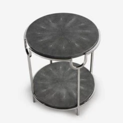 Katia Grey Side Table, Grey