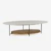Olivia White Coffee Table, White Lacquer -Andrew Martin Sale Store 204790 olivia coffee table angle