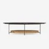 Olivia Black Coffee Table, Black Marble -Andrew Martin Sale Store 204814 olivia coffee table black marble front