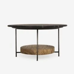Olivia Black Coffee Table, Black Marble -Andrew Martin Sale Store 204815 olivia coffee table black marble side