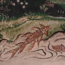 Mythical Land Daybreak Wallpaper, Large A+B Panel -Andrew Martin Sale Store 204983 mythical land detail 4