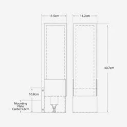 Covet Wall Light, Bronze -Andrew Martin Sale Store 207660 covet dimensions