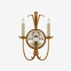 Gramercy Wall Light, Gilded Iron