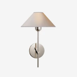 Hackney Wall Light, Polished Nickel
