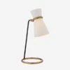 Clarkson Table Lamp, Black And Hand-rubbed Antique Brass -Andrew Martin Sale Store 207997 clarkson table lamp in black and antique brass