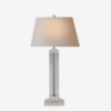 Wright Table Lamp, Polished Nickel And Glass -Andrew Martin Sale Store 208052 wright table lamp in polished nickel and glass