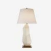 Bayliss Table Lamp, White Leather Ceramic -Andrew Martin Sale Store 208057 bayliss table lamp in white