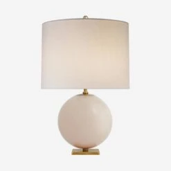 Elsie Table Lamp, Blush / Cream Shade