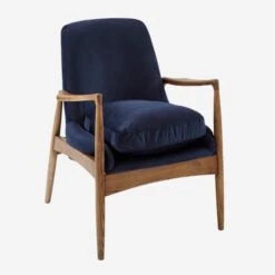 Crispin Chair Chair, Blue