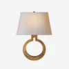 Ring Form Wall Light, Antique-Burnished Brass -Andrew Martin Sale Store 208177 ring form wall light in antique burnished brass