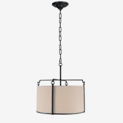 Aspen Iron Pendant Light, Black Rust