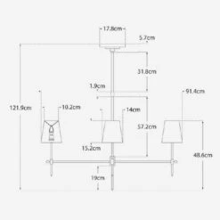 Bryant Chandelier 7 Bryant Chandelier -Andrew Martin Sale Store 208484 bryant large chandelier lmp0646 lmp0649