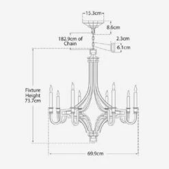 Mykonos Chandelier -Andrew Martin Sale Store 208509 mykonos chandelier lmp0288 lmp0289