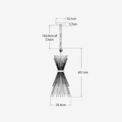 Strada Pendant Light -Andrew Martin Sale Store 208604 strada small diagram