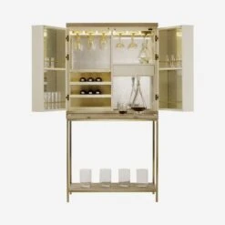 Melissa Bar Cabinet -Andrew Martin Sale Store 210031 melissa bar cabinet front open