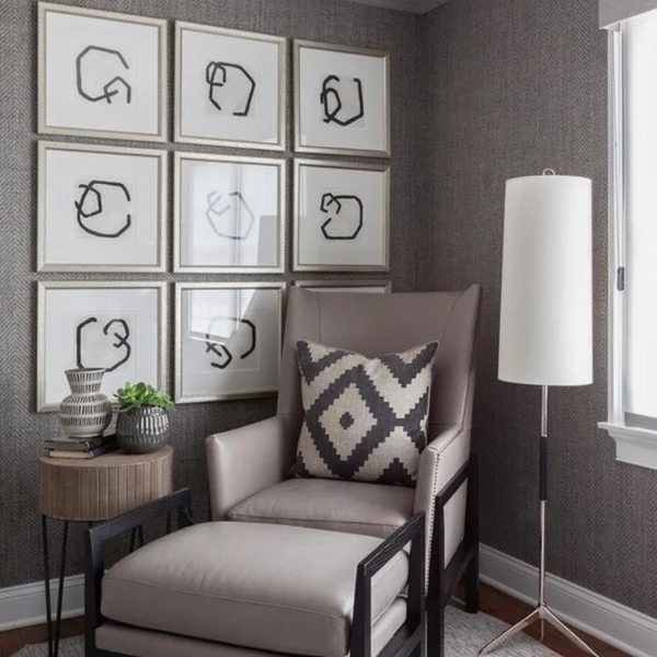 Frankfort Floor Lamp, Polished Nickel And Ebony 2 Frankfort Floor Lamp, Polished Nickel And Ebony - Image 2