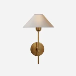 Hackney Wall Light, Hand-Rubbed Antique Brass