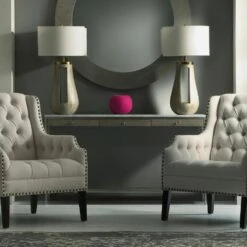 Rufus Light Console Table, Light -Andrew Martin Sale Store 214763 basset chair 1